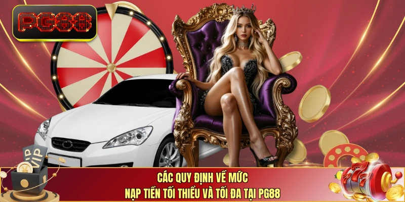 Các quy định về mức nạp tiền tối thiểu và tối đa tại PG88